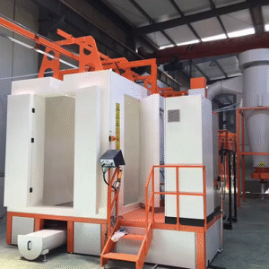 کوره تونلی رنگ پودری